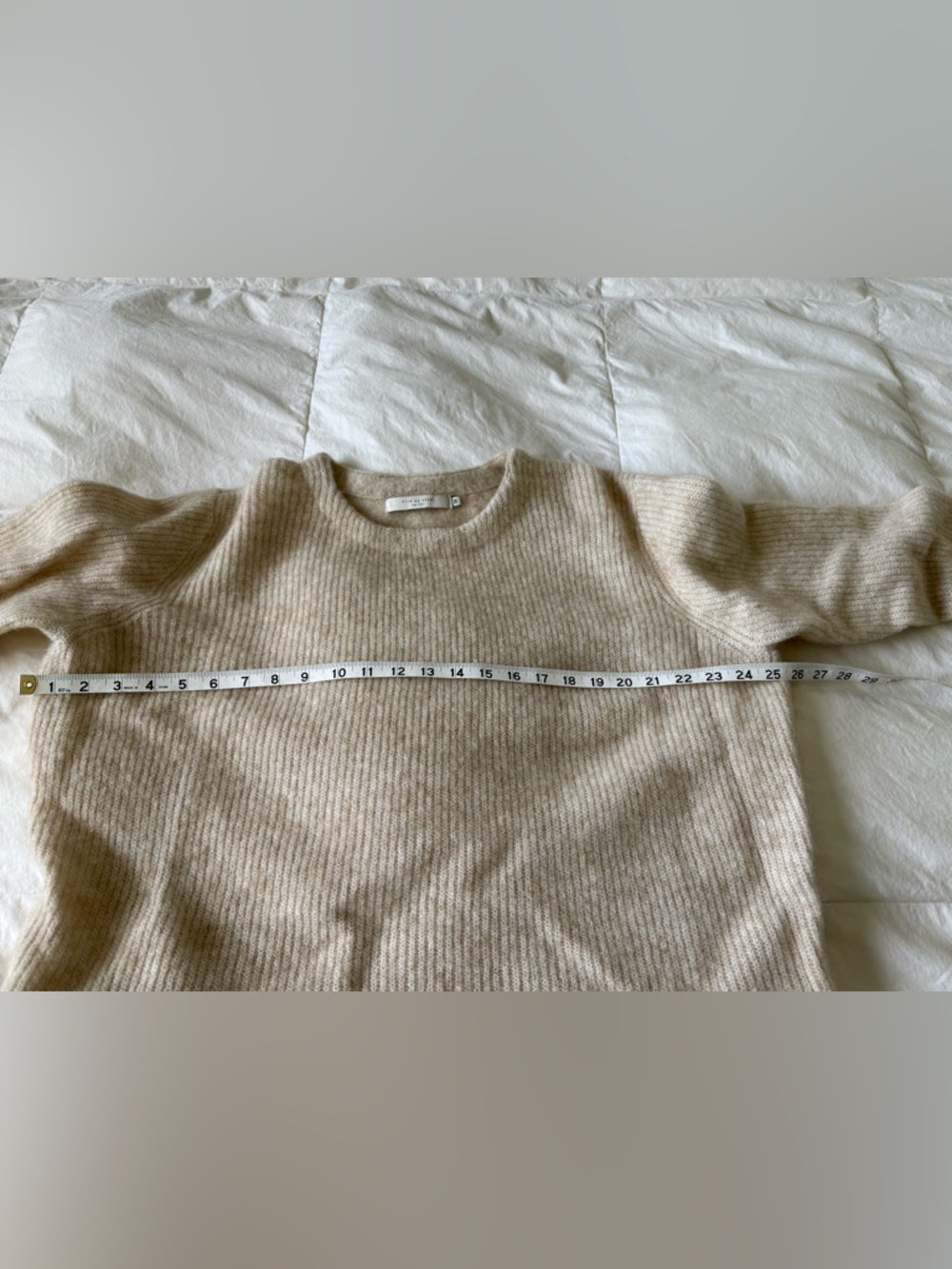 7115 by Szeki alpaca sweater oatmeal - Picture 6 of 7